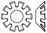 DIN 6797 V Шайба упругая