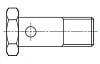 DIN 7643 винт полый (болт банджо)